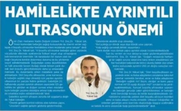 Hamilelikte Ayrıntılı Ultrasonun Önemi