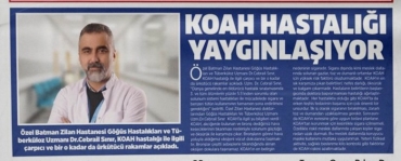 KOAH Hastalığı Yaygınlaşıyor